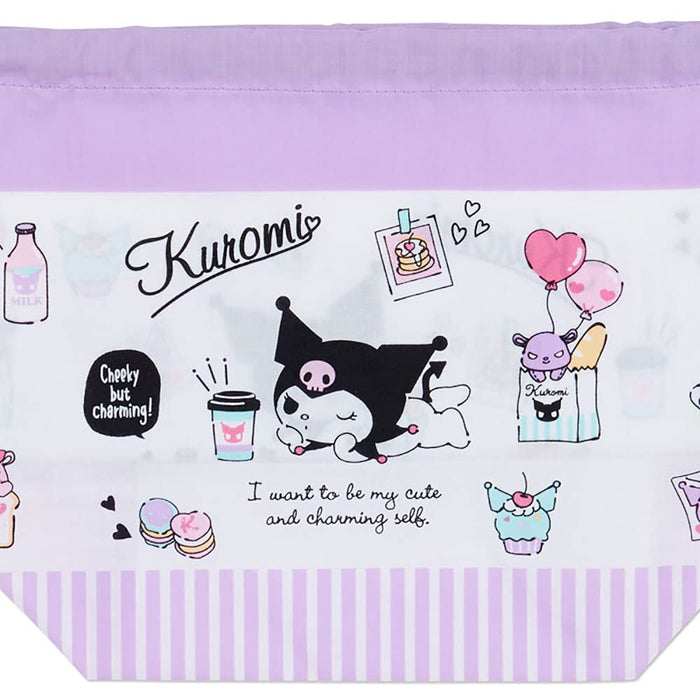 SANRIO - Drawstring Lunch Bag Kuromi Sweets