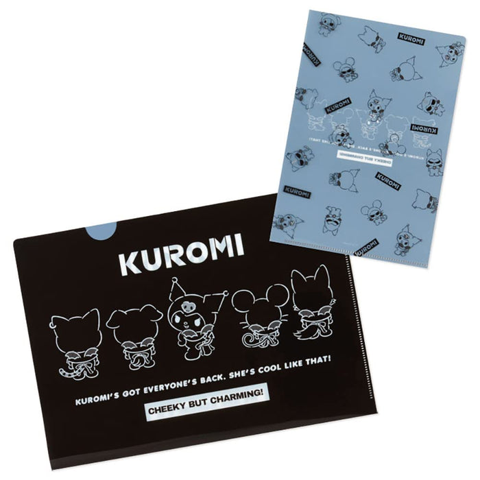Ensemble de fichiers perforés Sanrio Kuromi (We Are Chromies 5) Ensemble de fichiers japonais mignons perforés
