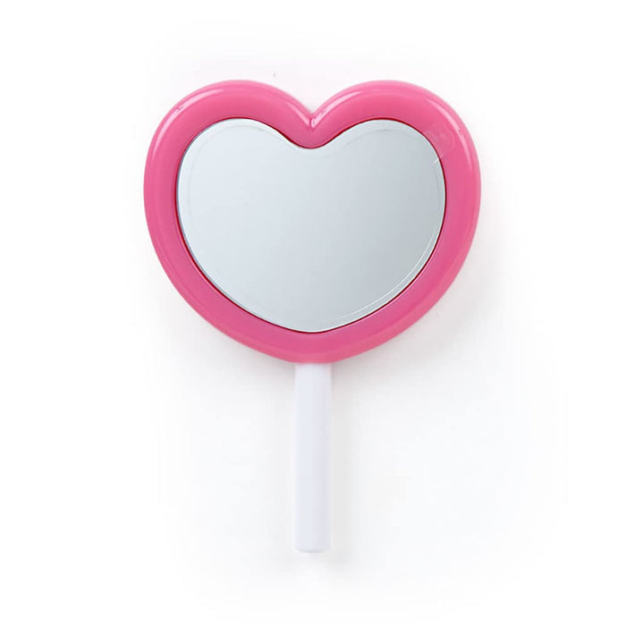 Sanrio My Melody Schlüsselanhängerhalter mit Spiegel für schnelles Schminken, japanischer süßer Schlüsselhalter