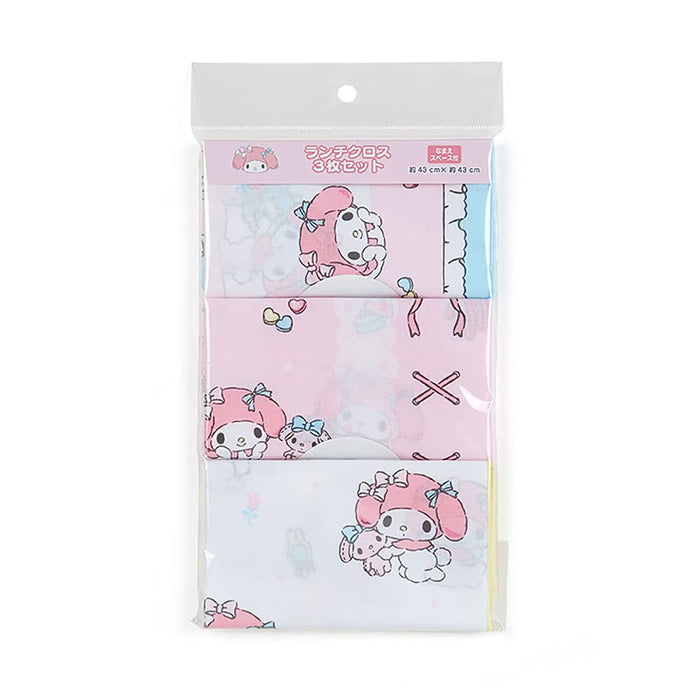 Sanrio (Sanrio) My Melody Lunch Cloth 3 Piece Set (Frill) 880019