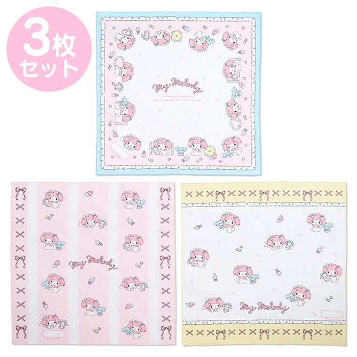 Sanrio (Sanrio) My Melody Lunch Cloth 3 Piece Set (Frill) 880019