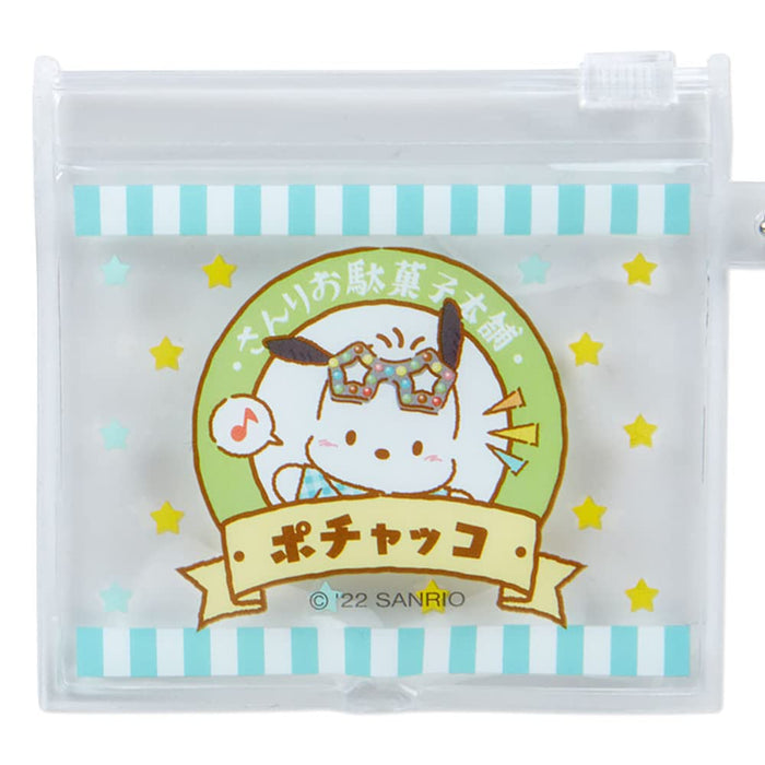 Sanrio Pochacco Keychain Holder With Mirror For Quick Makeup Japanese Key Holder