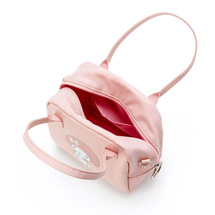 Sanrio Small Auditorium Melody Square Cross-Back-Einkaufstasche aus Leder Rosa Farbe Japanische Einkaufstasche