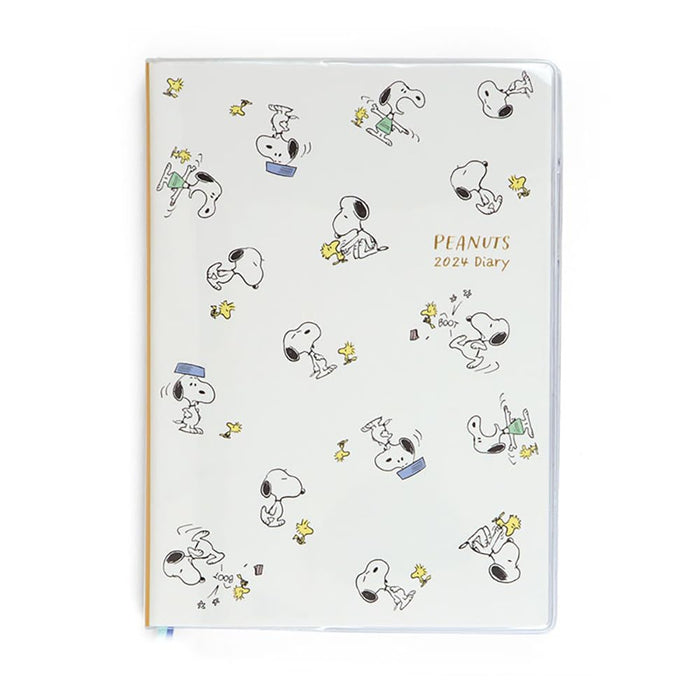 Sanrio Snoopy Horizontal Ruled Diary 2024 Japan 704164