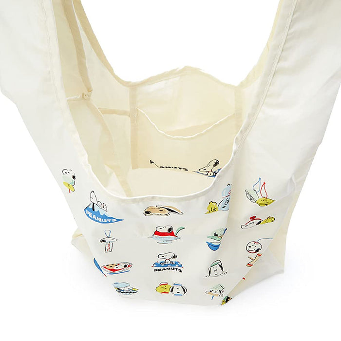 SANRIO Foldable Eco Shopping Bag M Snoopy Japanese-Style Transformation