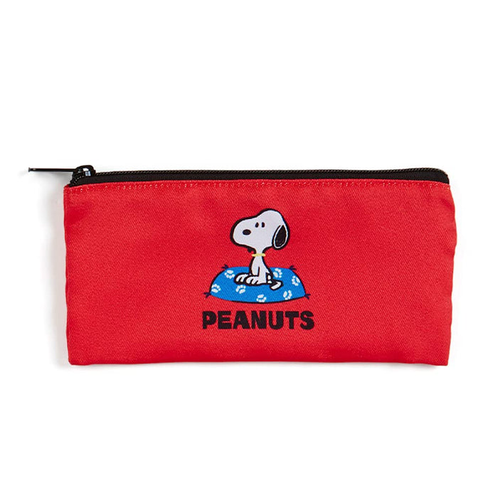 SANRIO Flat Pouch Set Snoopy Japanese Style Design