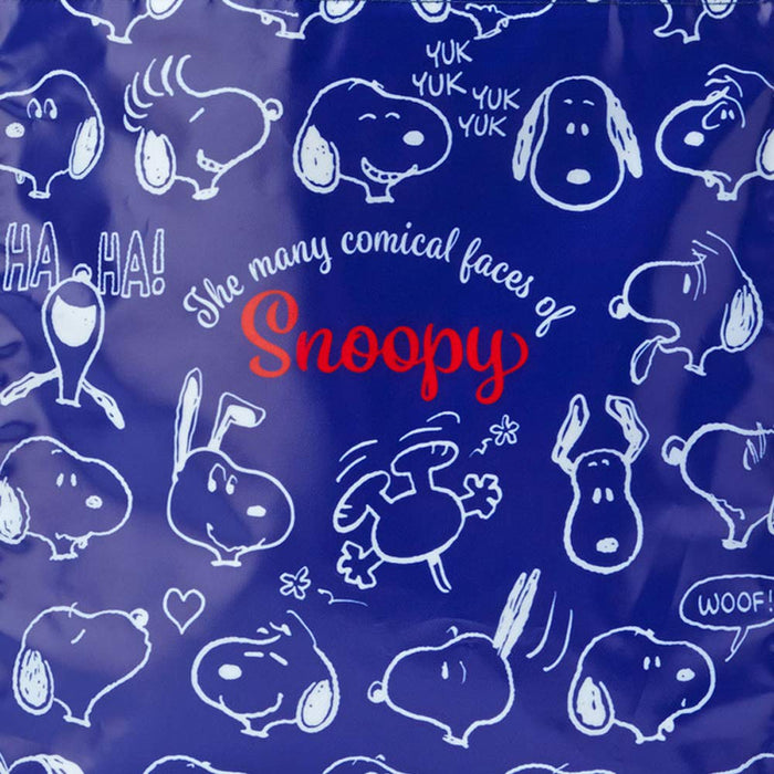 Sanrio Snoopy Laminated Tote Bag Japan Comic Faces 786381