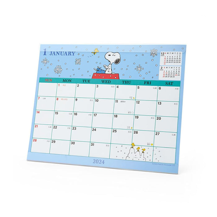 Sanrio Snoopy Sheet Calendar 2024 Japan 701190