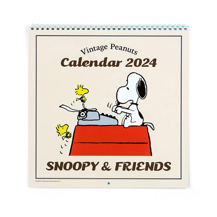 Sanrio Snoopy Wall Calendar 2024 Made In Japan (701777)