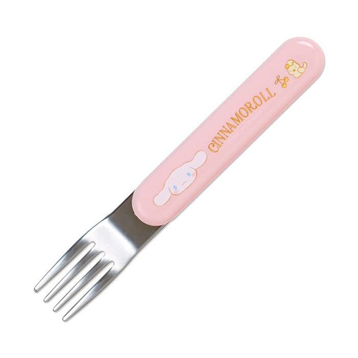 Sanrio 3-Piece Spoon Fork Chopsticks Set For Kids W/Name Sticker | Japan Made | Cinnamoroll 879002