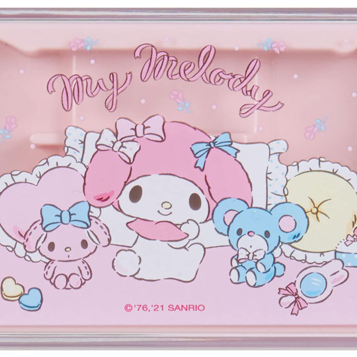 Sanrio My Melody 3-Piece Spoon Fork Chopsticks Kids Set Japan W/Name Sticker & Case