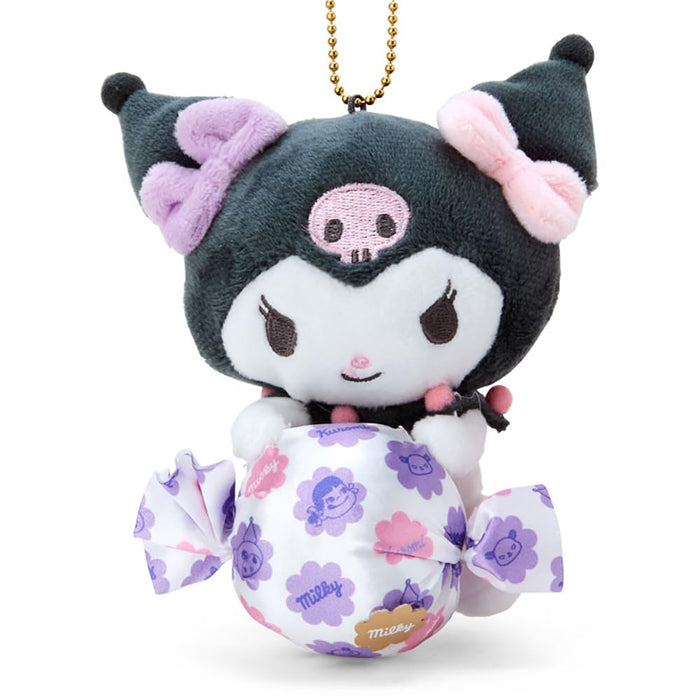Sanrio Sweets Set Kuromi Kuromi-Chan Milky & Mascot Holder 13.5x11x8cm 033081