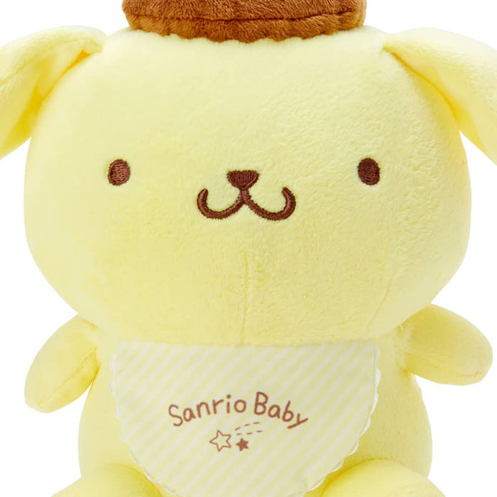 Sanrio Pompompurin Baby Washable Plush Toy 20.5x15.5x18.7cm - Ideal Baby Gift