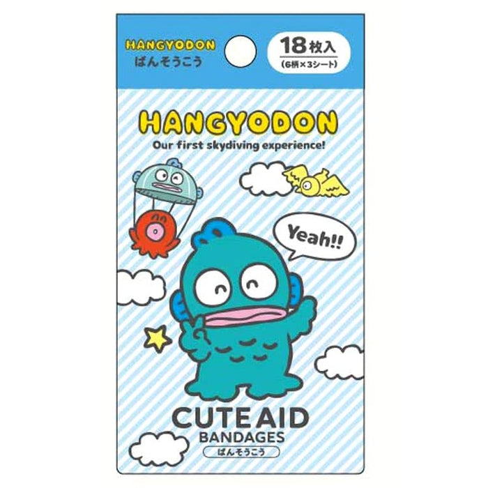 Santan Hangyodon Bandage 2 322488 Sanrio Adhesive Plaster 18Pcs Kids Scratch Tape Japan