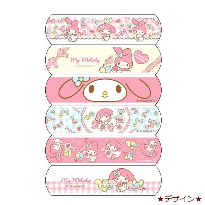 Santan My Melody Bandage 3 - 18Pcs Adhesive Plaster For Kids | Sanrio Japan