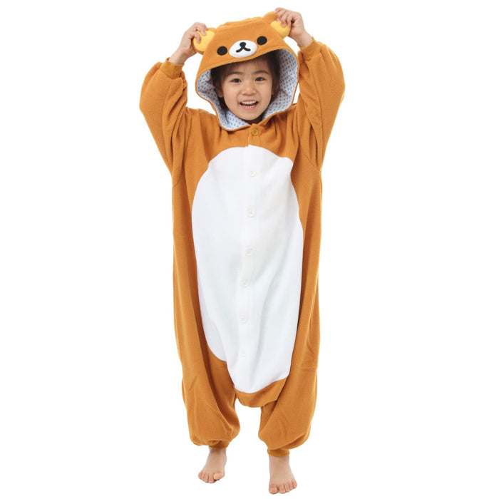 Sazac Fleece Kigurumi Rilakkuma 130 Rax033H Kids