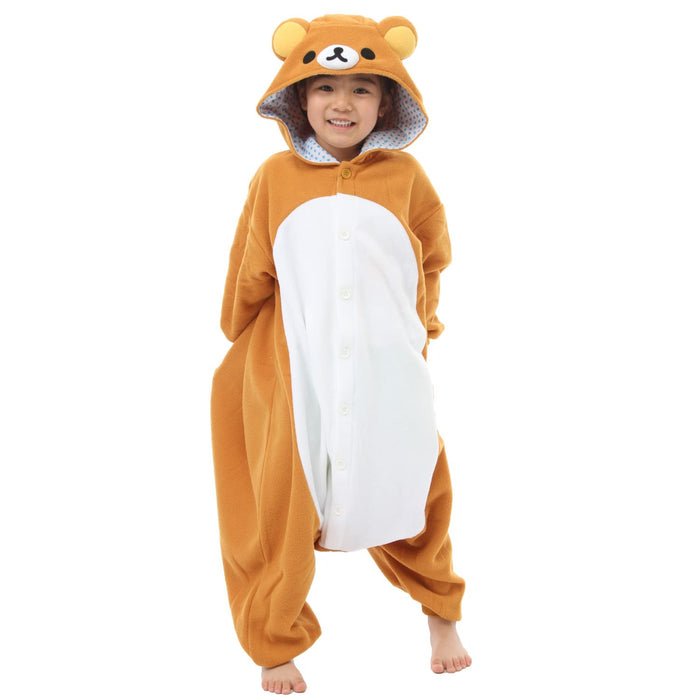 Sazac Fleece Kigurumi Rilakkuma 130 Rax033H Kids