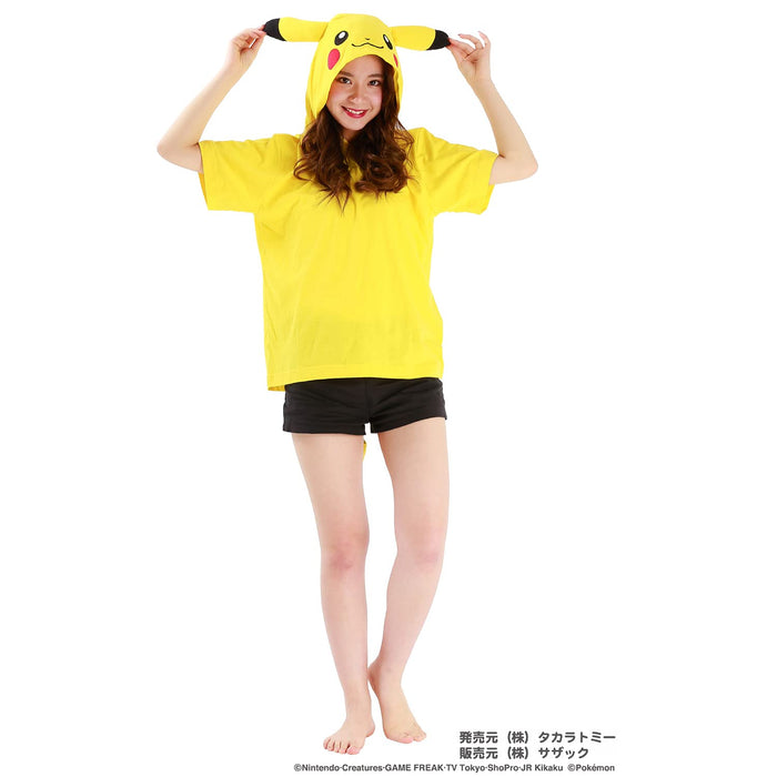TAKARA TOMY Pokemon Costume Summer Version For Adults Pikachu
