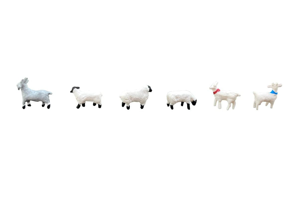 Tomytec Japan Scene Collection Animal 107 Farm Sheep & Goat Diorama Supplies
