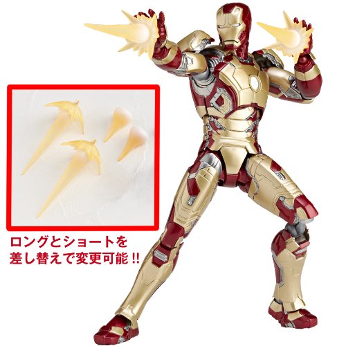 Kaiyodo Revoltech Iron Man Mark 42 Action Figure (Japan) New Package Version