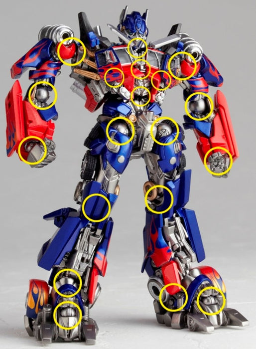 KAIYODO Sci-Fi Revoltech 030 Transformers Figurine Optimus Prime