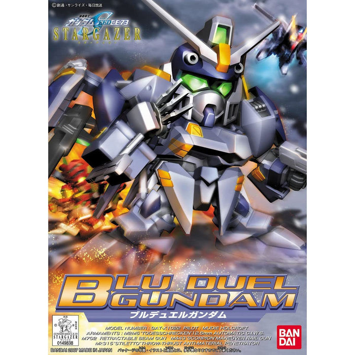 BANDAI Sd Bb 295 Blu Duel Gundam Kit de modèle en plastique sans échelle