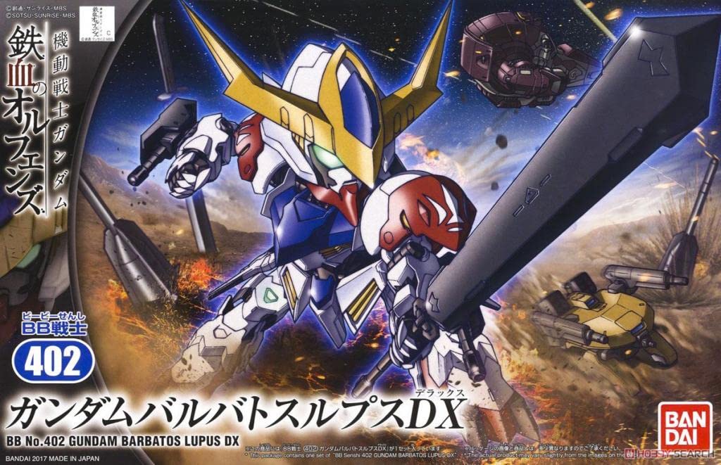 BANDAI Sd Bb 402 Gundam Gundam Barbatos Lupus Dx Plastikmodellbausatz