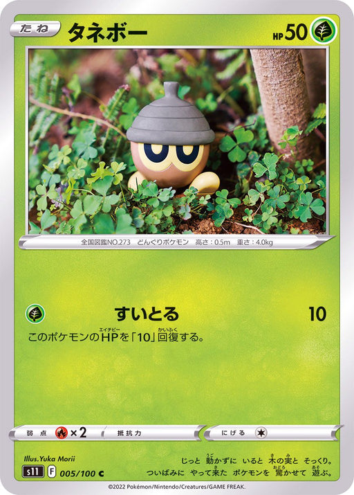 Seedot - 005/100 S11 - C - MINT - Pokémon TCG Japanese Japan Figure 36210-C005100S11-MINT