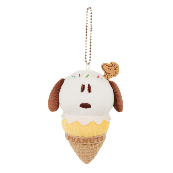 Sekiguchi Snoopy Double Ice Cafe Sweets Mascot Keychain 685134