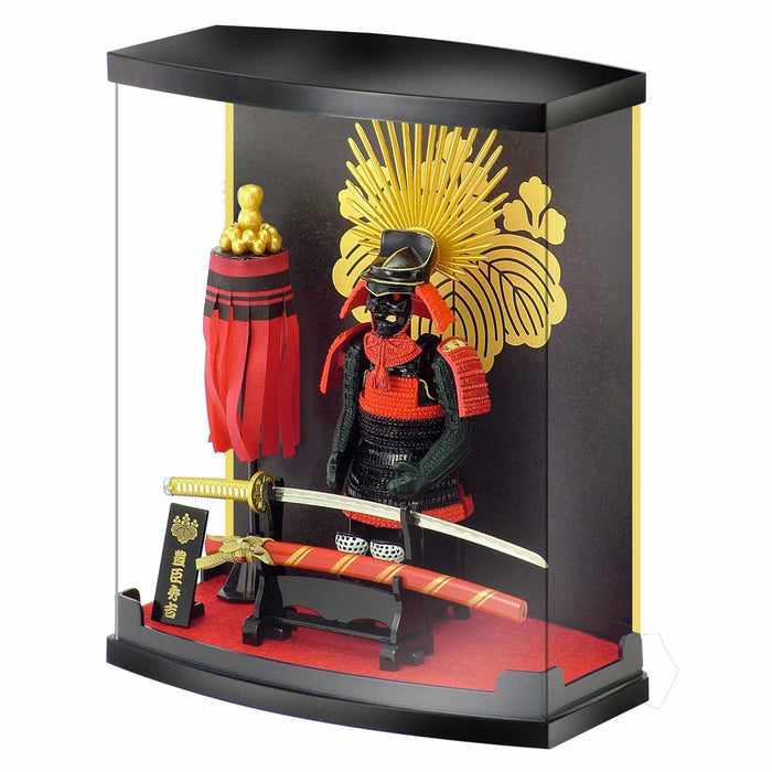 Meister Japan Sengoku Warlord Armor Figur A-12 Toyotomi mit Schwert und Koffer