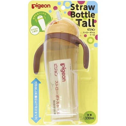 Pigeon 10-Pack 330Ml Yellow Straw Bottle - Made In Japan