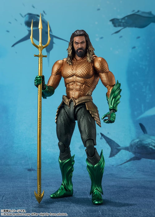 Bandai Spirits Sh Figuarts Aquaman Figurine en PVC ABS 160 mm