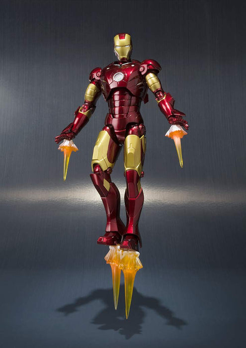 Bandai Spirits SH Figuarts Iron Man Mark 3 Figurine (155 mm ABS PVC moulé sous pression)