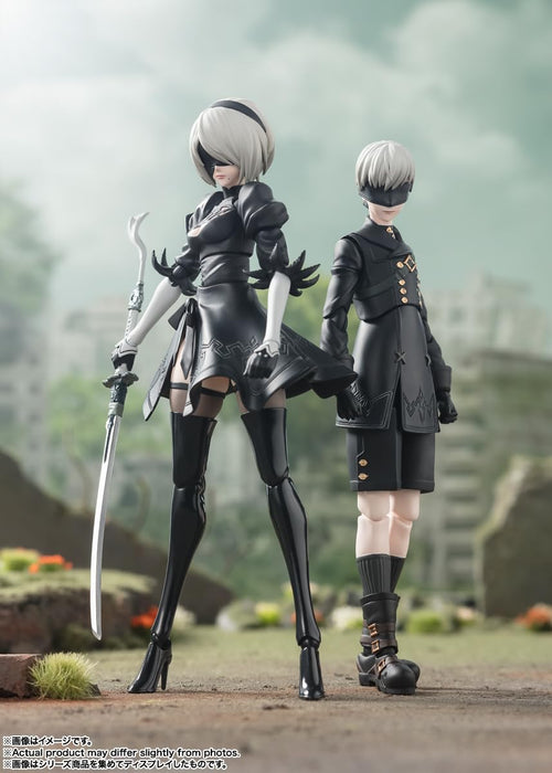 Bandai Spirits Sh Figuarts Nier: Automata Ver1.1A 9S Figurine en Pvc Abs Japon