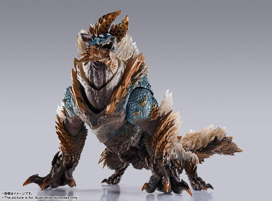 BANDAI S.H. Monsterarts Zinogre Figure Monster Hunter World: Iceborne