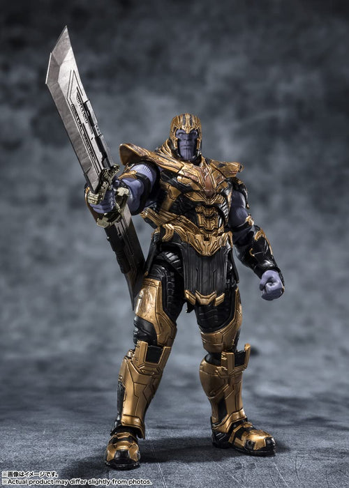 S.H. Figuarts Avengers Endgame Thanos - Five Years Later 2023 Edition (The Infinity Saga) - 195mm PVC & ABS Articulated Action Figure