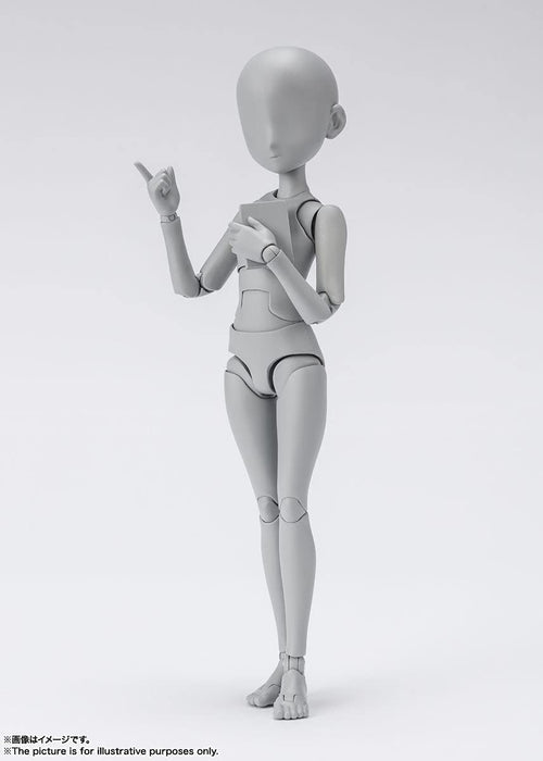 BANDAI SH Figuarts Body-Chan -Sugimori Ken- Edition Dx Set Figure Gris Couleur Ver.