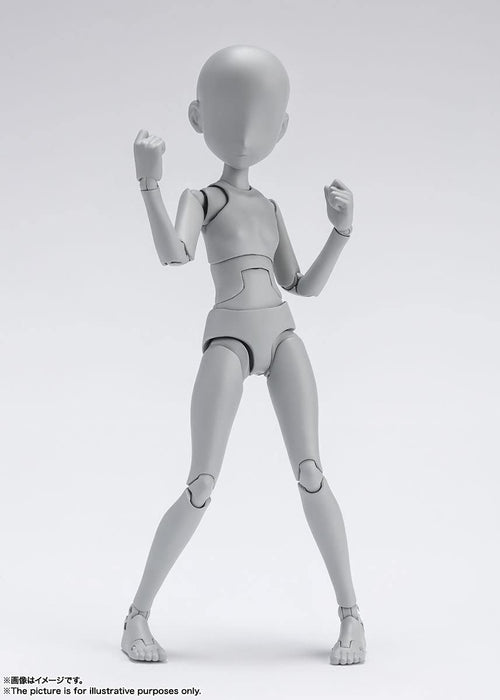 BANDAI S.H. Figuarts Body-Chan -Sugimori Ken- Edition Dx Set Figure Gray Color Ver.