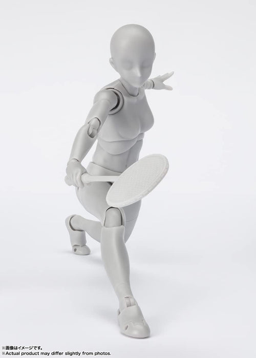 S.H. Figuarts Body-Chan Sports Edition DX Set - Gray Color Version - 135mm PVC & ABS Articulated Action Figure