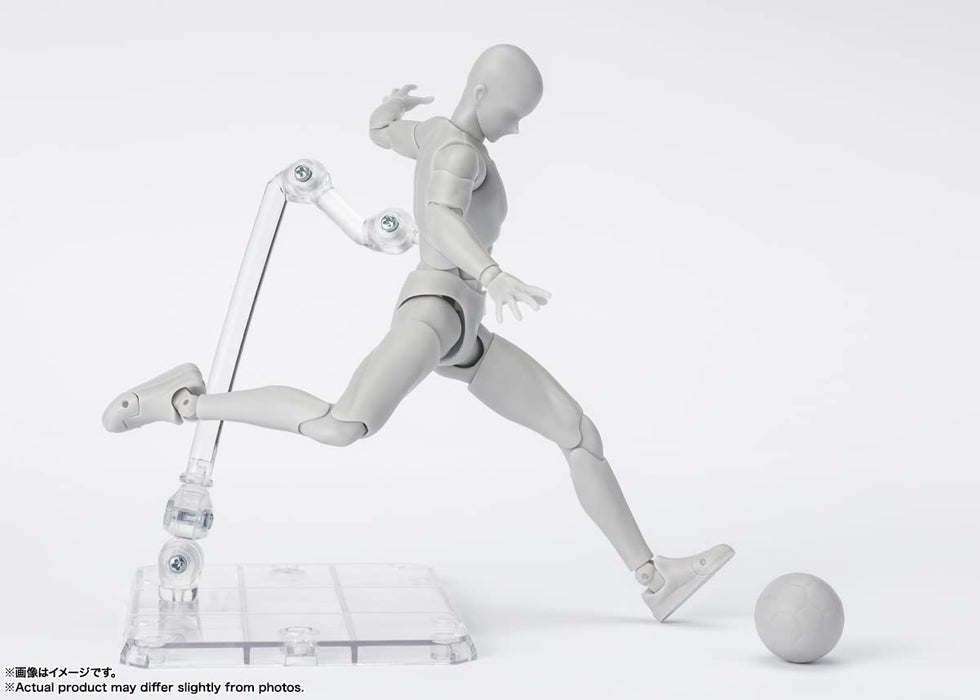 S.H. Figuarts Body-Kun Sports Edition DX Set - Gray Color Version - 150mm PVC & ABS Articulated Action Figure BAS64933