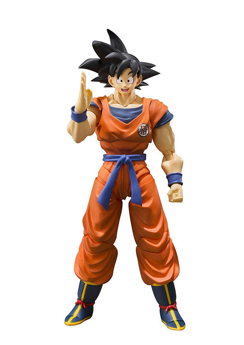 Bandai ShFiguarts Son Goku The Saiyan a grandi sur terre Dragon Ball Figurines complètes