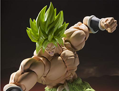 Shfiguarts Dragon Ball Super Saiyan Broly Full Power Approx. 220Mm Abs Pvc Pre-Painted Movable Figure
