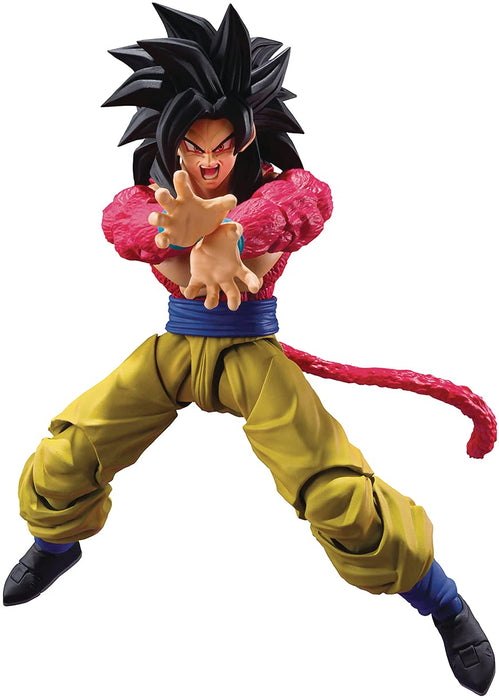 BANDAI - S.H. Figuarts Super Saiyan 4 Son Goku Figure - Dragon Ball Gt