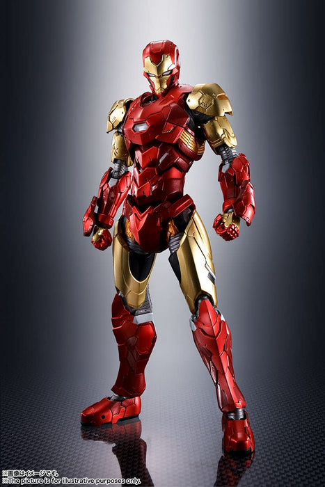 BANDAI SHFiguarts Iron Man Figure Avengers: Tech-On