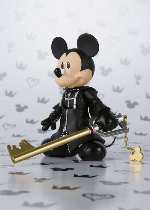 Shfiguarts Kingdom Hearts King Mickey (Kingdom Hearts Ii) Environ 80 mm Abs Pvc Métal (Pièces de chaîne) Figurine mobile peinte