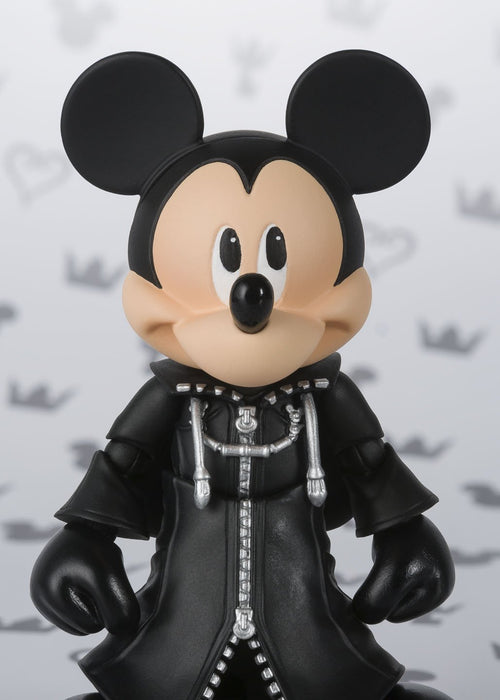 Shfiguarts Kingdom Hearts King Mickey (Kingdom Hearts Ii) ca. 80 mm ABS-PVC-Metall (Kettenteile) bemalte bewegliche Figur