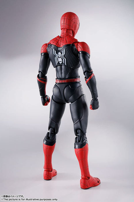 BANDAI SH Figuarts Spider-Man Costume Amélioré Figure Spider-Man: No Way Home
