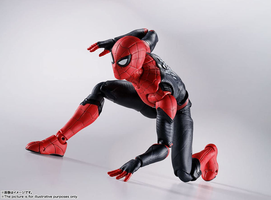 BANDAI SH Figuarts Spider-Man Verbesserte Anzugfigur Spider-Man: No Way Home