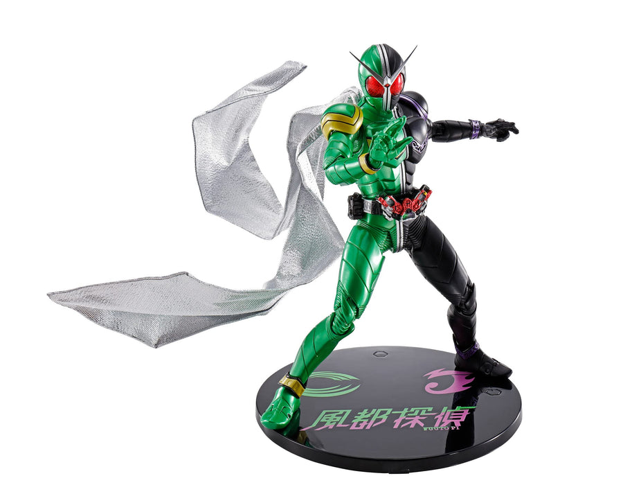 Shfiguarts (True Bone Carving Method) Kamen Rider W Cyclone Joker Futo Detective Animation Memorial Approximately 145Mm Abs Pvc Cloth Painted Movable Figure