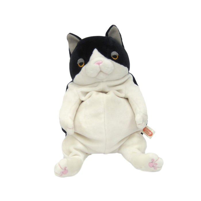 Shinada Global Mochi Neko Hachiware 14x14x22cm Stuffed Cat Mone-0230H